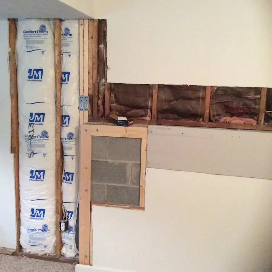 Wall insulation replacement during Structural Drying in Brighton
